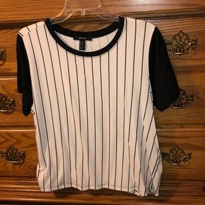 Black and white forever 21 Top